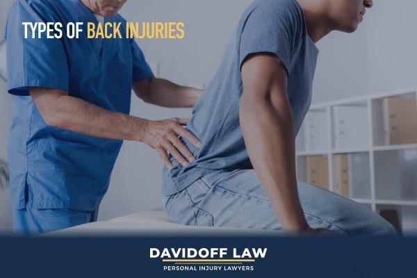 Types of back injuries